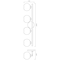 Z-Lite Neoma Vanity, 4-Light, 30 In.W x 6.75 In.L x 7.25 In.H, Chrome /Opal Etched 1100-4V-CH - alternate 4